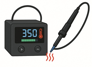 Automatic temperature control system in PCB soldering machine